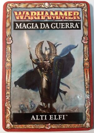 Warhammer Carte MAGIA DA GUERRA - ALTI ELFI. Games Workshop
