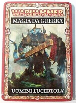 Warhammer Carte MAGIA DA GUERRA - UOMINI LUCERTOLA. Games Workshop