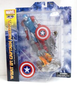 (NA) Marvel Select: Captain America What If? Capitan America. Special Collector Edition. Action Figure cm 18. Diamond Select