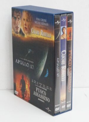 Cuori Ribelli, Apollo 13, Fuoco Assassino di Howard Ron n. 3 DVD con Cofanetto