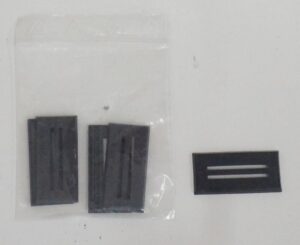 Citadel Base Rettangolare con fessure in plastica 50x20mm - 5 Pezzi per Warhammer. Games Workshop