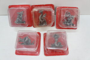 Miniature Draghi e creature fantastiche. Set da 5, in lega metallica, ATLAS