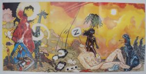 Poster di Andrea Pazienza e Michelangelo Romano. SOLO POSTER. 1984