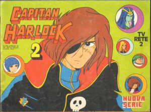 Album Figurine CAPITAN HARLOCK 2. TV Rete 2. Flash 1978. Presenti 229 figurine su 280