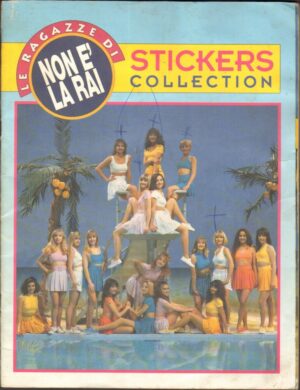 Album Figurine Le ragazze di non e' la RAI. Stickers Collection Cioe'. Presenti 80 su 128 figurine