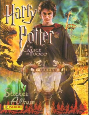Album Figurine Harry Potter e il calice di fuoco. Panini con 85 figurine da attaccare