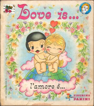Album Figurine Love is... L'amore e'... Panini 1985. Presenti 148 figurine su 180