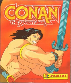Album Figurine Conan the adventurer. Panini. con 63 figurine