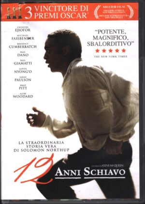 12 Anni Schiavo un film di Steve McQueen DVD Ita