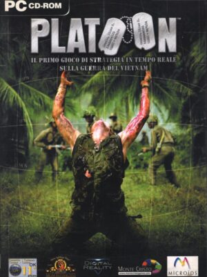 Platoon. Il primo gioco di strategia sulla guerra del vietnam. Videogioco PC
