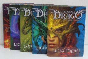 La Ragazza Drago - Saga Completa (5 vol.) di Licia Troisi ed. Mondadori (Tutti in Prima edizione)
