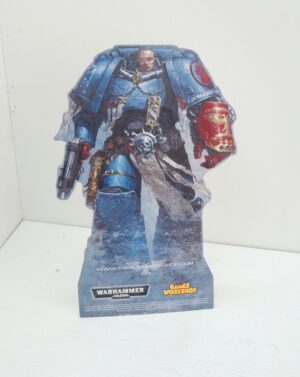 Warhammer 40.000 40K: Sagoma di Cartone Space Marine Chapter Imperial Fist. Games Workshop