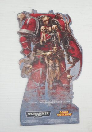 Warhammer 40.000 40K: Sagoma di Cartone Chaos Space Marine. Games Workshop
