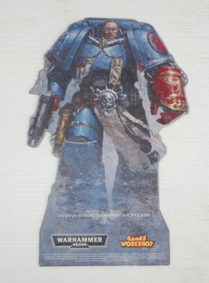 Warhammer 40.000 40K: Sagoma di Cartone Space Marine Chapter Imperial Fist. Games Workshop