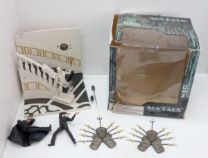 MATRIX Reloaded Chateau Scene Series 1 Deluxe Boxed SET Neo. Mcfarlane - INCOMPLETO