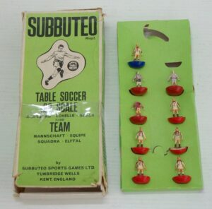 Subbuteo Table Soccer Team Vicenza, Stoke City, Olympiakos. Vintage - INCOMPLETO