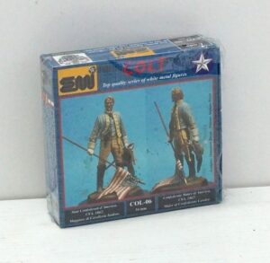 EMI Miniatures: Maggiore di Cavalleria Sudista Colt col-06. Miniatura da Dipingere