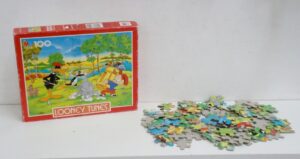 Puzzle 100 Looney Tunes Art. 3785.24 - MB 1991 - INCOMPLETO