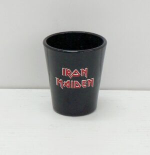 Iron Maiden Shot Glass Bicchierino Bicchiere Colore Nero. Bravado