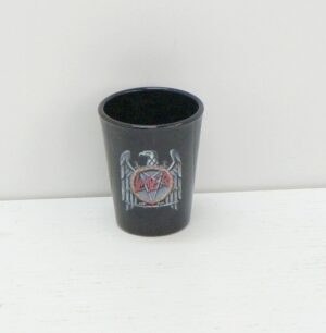 Slayer Shot Glass Bicchierino Bicchiere Colore Nero Album Cover Tour Swag. Visionary Inc.