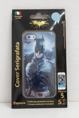 Batman Custodia Cover Serigrafata per iPhone 5/5S con Pellicola Protettiva inclusa. Bijoux