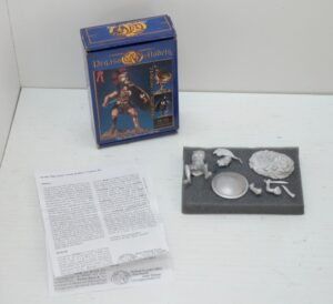 Pegaso Models: Greek Oplite V Century B.C. art. 54-180. Miniatura in Metallo da Dipingere