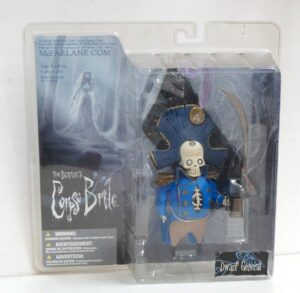 Sposa Cadavere Corpse Bride: Dwarf General - Generale Bonesapart Action Figure. McFarlane