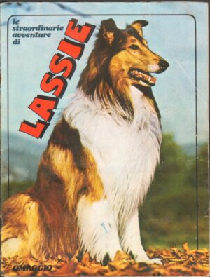 Album Figurine Le straordinarie avventure di Lassie ed. M.G. 1977. 41 figurine su 240