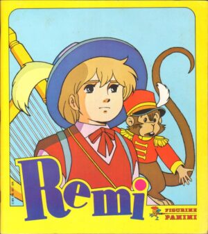 Album Figurine Remi. Panini 1979. Vuoto con 58 figurine e cedola Danone