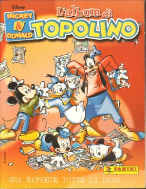 Album Figurine Topolino. Mickey & Donald Disney. Vuoto con 113 figurine. Panini