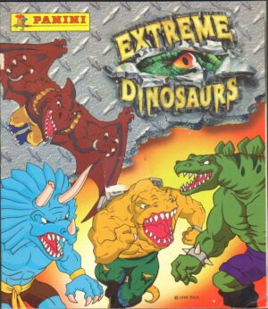 Album Figurine Extreme Dinosaurs. Panini 1998