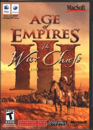 Age Of Empires III: The War Chiefs Expansion Pack Videogioco per Mac. Ed. Regno Unito