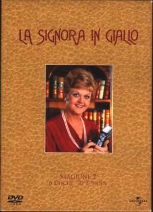 La Signora in Giallo. Seconda Stagione 2 Completa. Episodi 1-22 con n . 6 DVD in Ialiano con Cofanetto