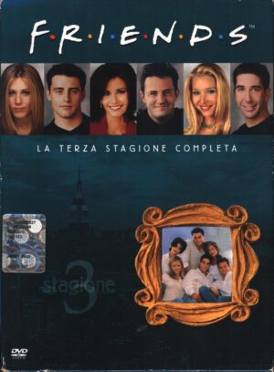 Friends Terza Stagione 3 Completa n. 4 DVD in Italiano con Cofanetto