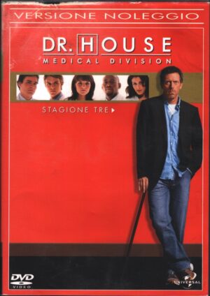 Dr. House Terza Stagione 3 Completa Box n. 6 DVD Versione Noleggio