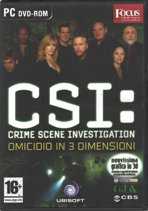 CSI: Crime Scene Investigation Omicidio in 3 dimensioni - Videogioco PC - Versione da edicola Focus Games