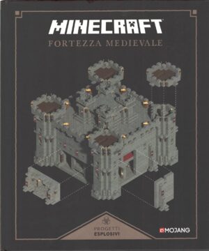 Mojang Minecraft Fortezza Medievale di Craig Jelley ed. Mondadori