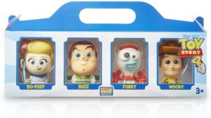 Disney Toy Story 4 Forky, Woody, Buzz & Bo Peep, Set di Action figure 4 Pezzi