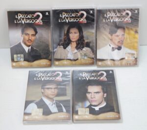 Il Peccato e la Vergogna Stagione 2 Completa con n. 5 DVD. Editoriale Senza Cofanetto