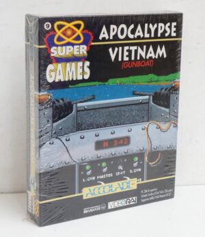 APOCALYPSE VIETNAM (Gunboat) Super Games Videogioco PC. Accolade Big Box