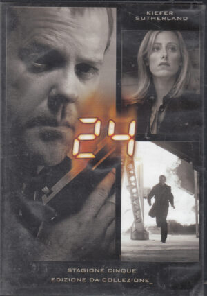 24 Kiefer Sutherland - Stagione 5 Completa (Episodi 1-24) (Box 7 DVD) DVD in Italiano
