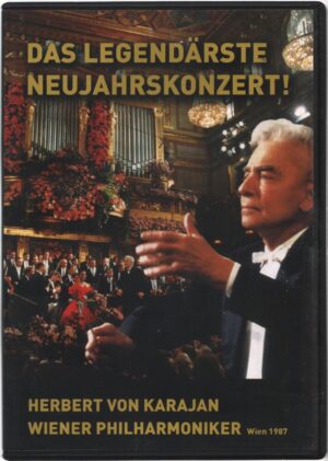 Karajan - Das legendarste Neujahrskonzert. DVD in Inglese. NEW Year concert in Vienna 1987