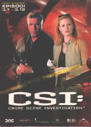 CSI Crime Scene Investigation - Stagione 3 Prima Parte (3 DVD) (Episodi 1-12) con Cofanetto - DVD in Italiano