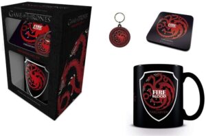 Game of Thrones - Targaryen Gift Set - Tazza e portachiave