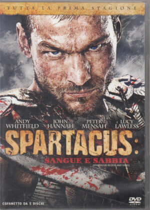 Spartacus Sangue E Sabbia Prima Stagione 1 Completa Box con n. 5 DVD in Italiano