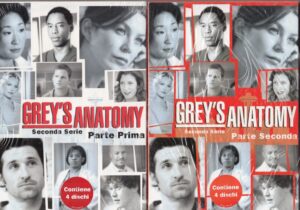 Grey's Anatomy - Stagione 2 Completa - Parte Prima e Seconda (8 DVD) (Episodi 1-27) con Cofanetti - DVD in Italiano