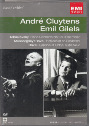 Andre' Cluytens e Emil Gilels Classic Archive EMI DVD in Inglese