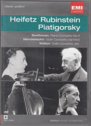 Heifetz, Rubinstein, Piatigorsky Classic Archive EMI DVD in Inglese