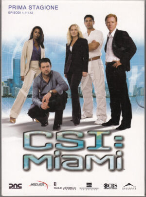 CSI - Miami Stagione 1 Episodi 1-12 DVD in Italiano con Cofanetto