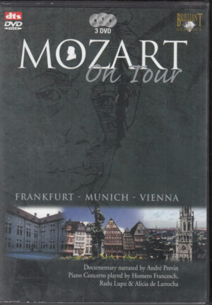 Mozart On Tour. Frankfurt, Munich, Vienna con n. 3 DVD NTSC (No PAL) in Inglese